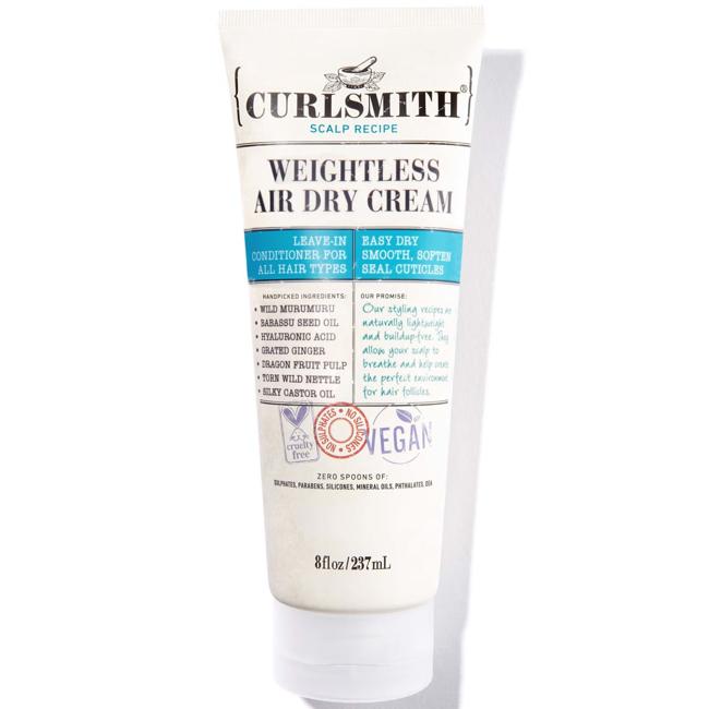 Crema con aire secado en rizos sin peso. Precio: 17.45 euros